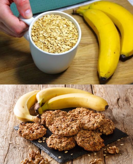 "Deliciosos y Saludables Postres de Avena y Plátano: ¡Sin Harina, Sin Azúcar y Sin Gluten!"