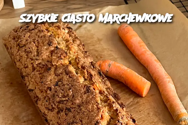 Szybkie ciasto marchewkowe