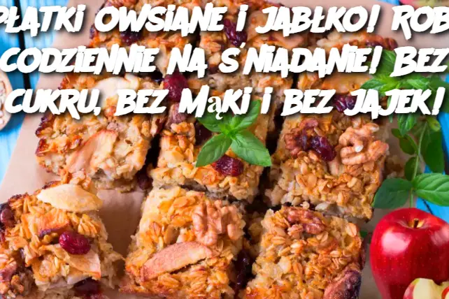 Płatki owsiane i jabłko! Robię codziennie na śniadanie! Bez cukru, bez mąki i bez jajek!