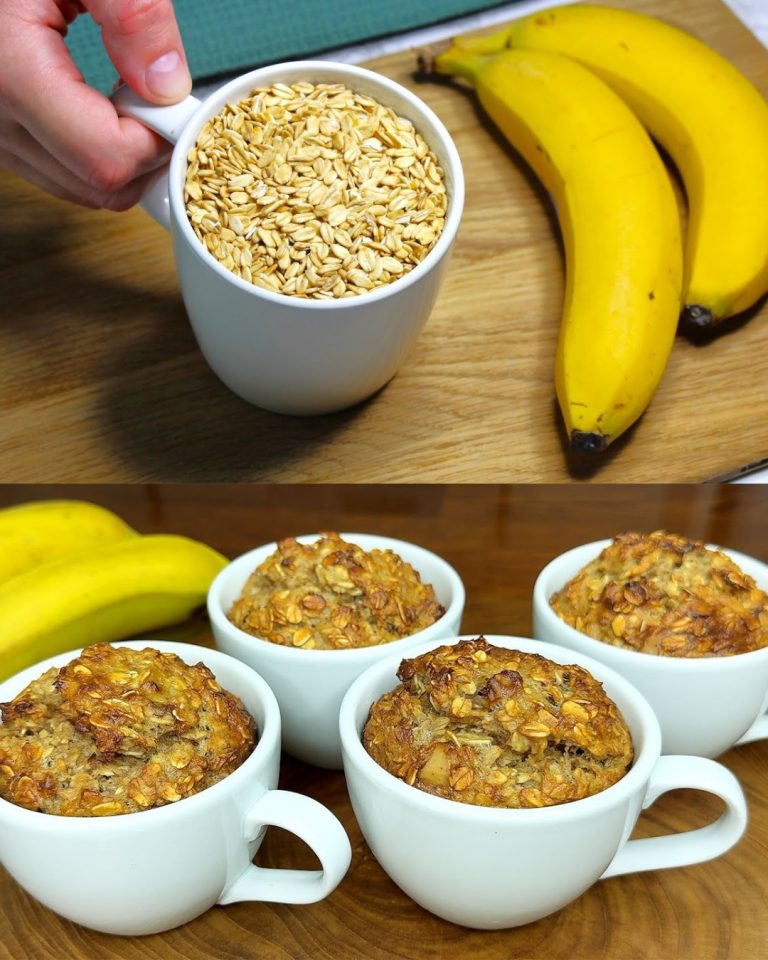 Postre de Avena y Plátano: Sin Harina, Sin Azúcar, y 100% Natural