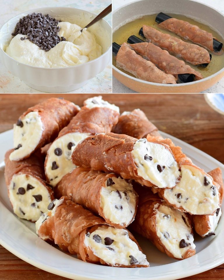 Cannoli con Helado de Ricotta: Una Delicia Irresistible Que No Puedes Perderte