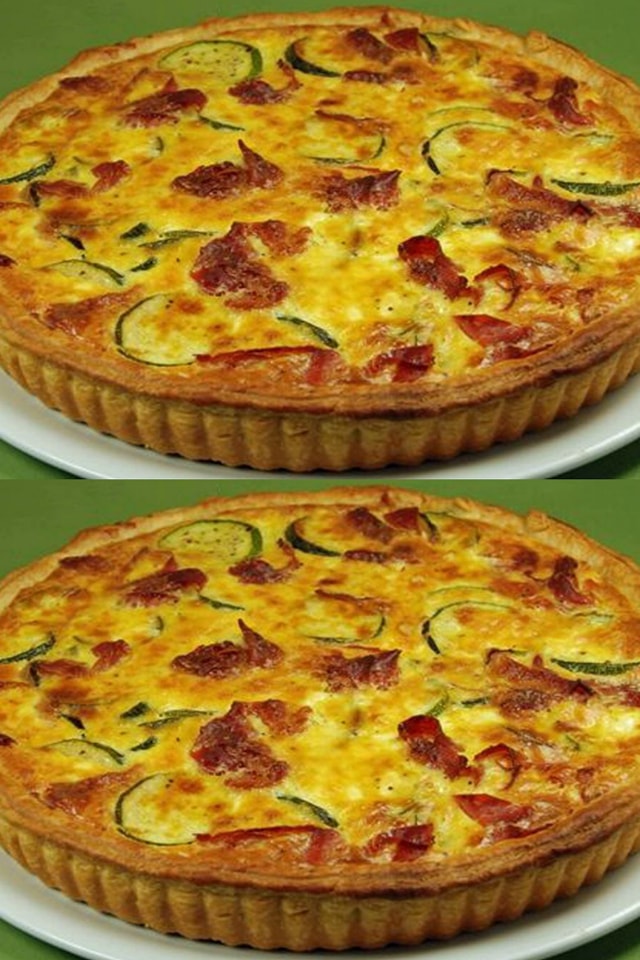 Deliciosa Quiche de Calabacín con Jamón y Cantal: ¡El Plato Perfecto para Cualquier Ocasión!