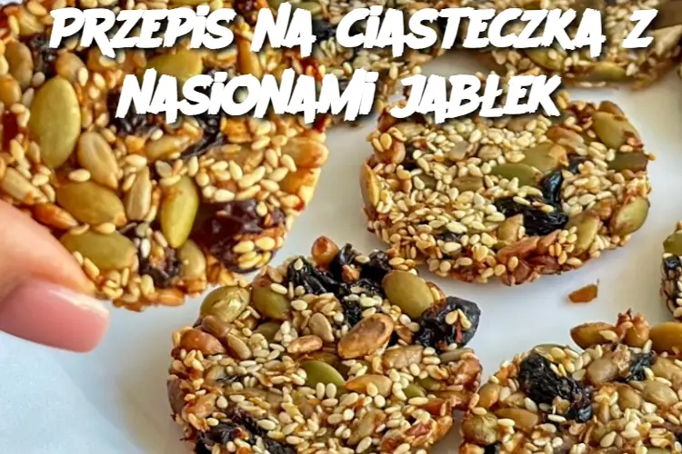 Przepis na ciasteczka z nasionami jabłek