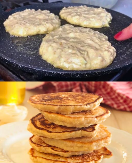 "Panqueques Saludables de Avena y Plátano: Una Receta Deliciosa y Sin Harina para un Desayuno Bajo en Calorías"