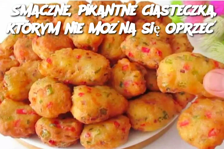 Smaczne, pikantne ciasteczka, którym nie można się oprzeć