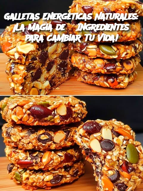 Galletas Energéticas Naturales: ¡La Magia de 3 Ingredientes para Cambiar Tu Vida!