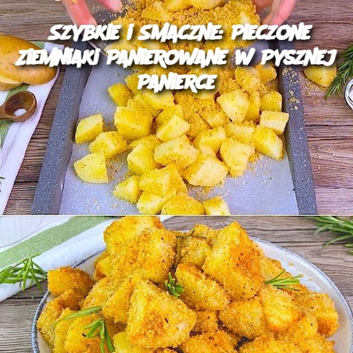 Szybkie i Smaczne: Pieczone Ziemniaki Panierowane w Pysznej Panierce