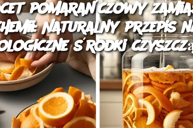 Ocet pomarańczowy zamiast chemii: Naturalny przepis na ekologiczne środki czyszczące