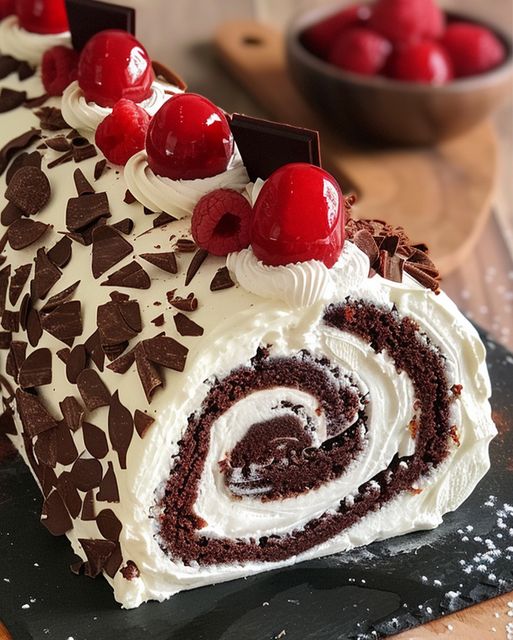 Delicia en Rollo: Pastel de la Selva Negra que Robará Corazones