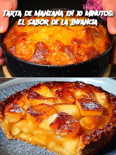 Tarta de Manzana en 10 Minutos: El Sabor de la Infancia