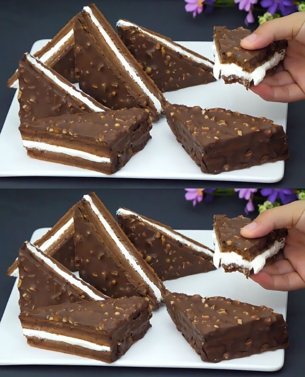 Título: Sándwich de Chocolate y Maní: Un Postre Irresistible para los Amantes de lo Dulce