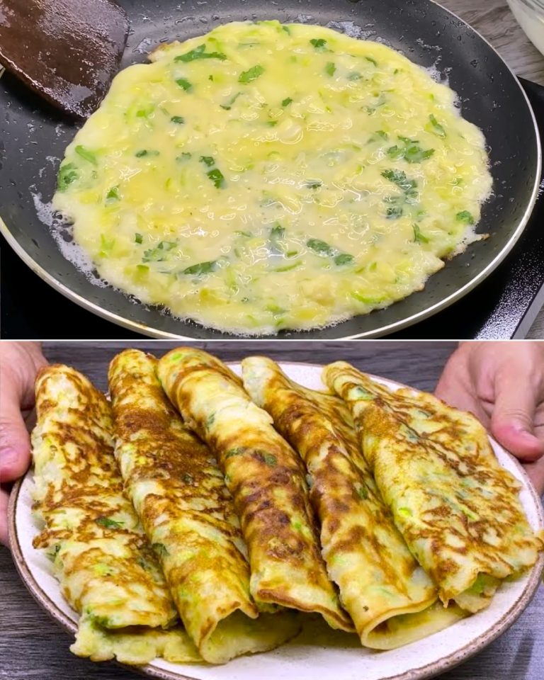 Crepes de Verduras: Una Receta Ligera y Deliciosa con Patatas y Calabacín