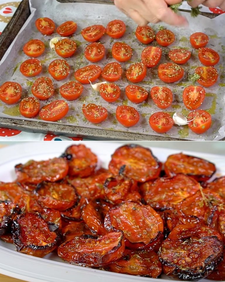 "Tomates Cherry Confitados: Un Manjar que Se Derrite en la Boca"