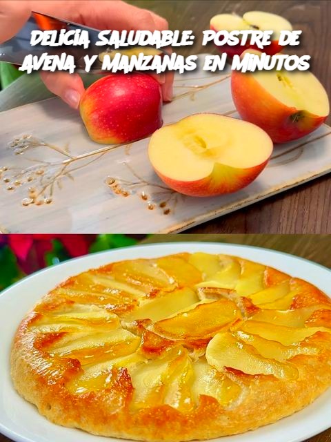 Delicia Saludable: Postre de Avena y Manzanas en Minutos