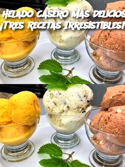 El Helado Casero Más Delicioso: ¡Tres Recetas Irresistibles!