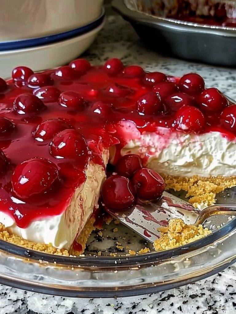 "Tarta de Queso y Cerezas Sin Horno: Una Deliciosa Facilidad para Todos"