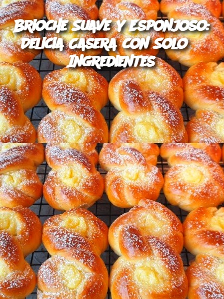 Brioche Suave y Esponjoso: Delicia Casera con Solo 3 Ingredientes