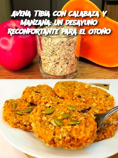 Avena Tibia con Calabaza y Manzana: Un Desayuno Reconfortante para el Otoño