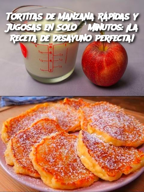 Tortitas de Manzana Rápidas y Jugosas en Solo 5 Minutos: ¡La Receta de Desayuno Perfecta!