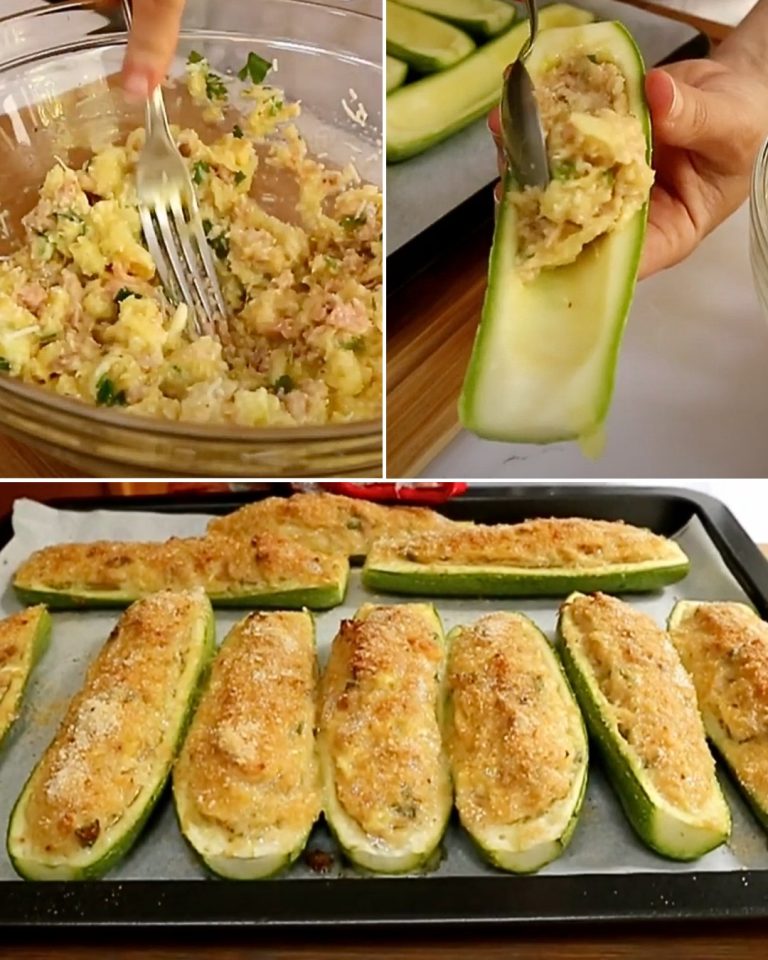 Calabacines Rellenos Gratinados: Una Opción Saludable y Deliciosa