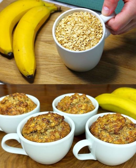 Título: Postre Saludable de Plátano y Avena: Fácil, Sin Gluten y Sin Azúcar