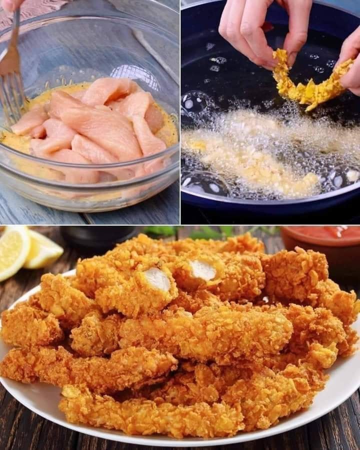 Tiras de Pollo Crujientes: ¡Una Delicia Fácil y Rápida para Compartir!