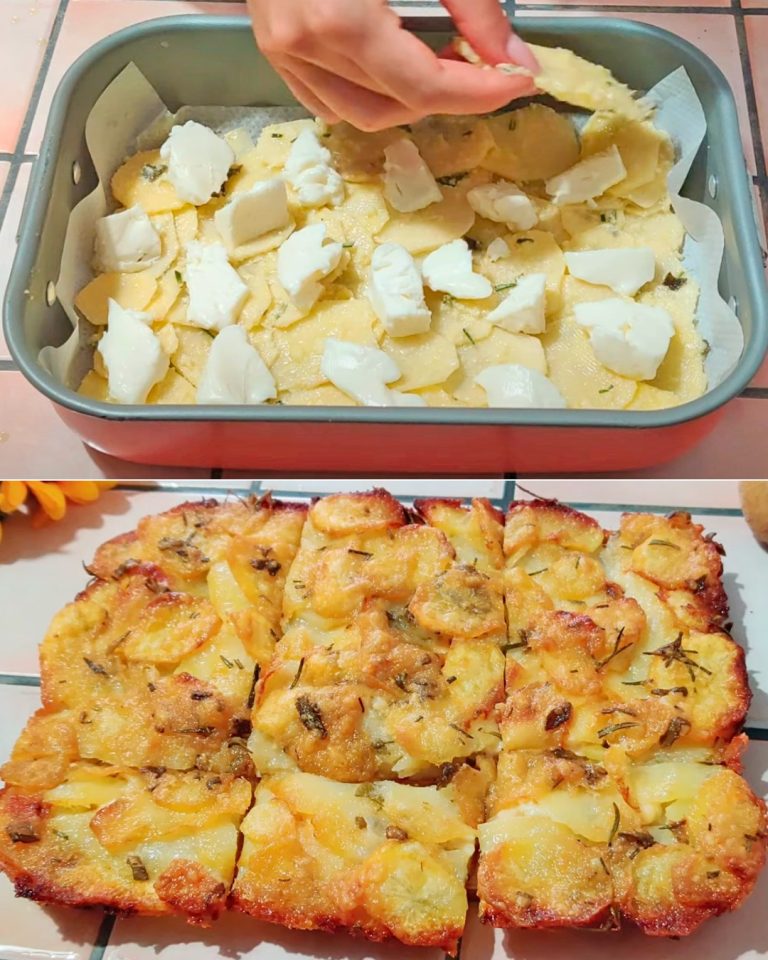 "CROCCANTELLA sin Harina: La Receta Irresistible de Capas de Patatas, Stracchino y Parmesano"