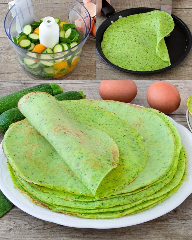 Crepes Saladas de Calabacín: Fáciles, Rápidas y Perfectas para Rellenar