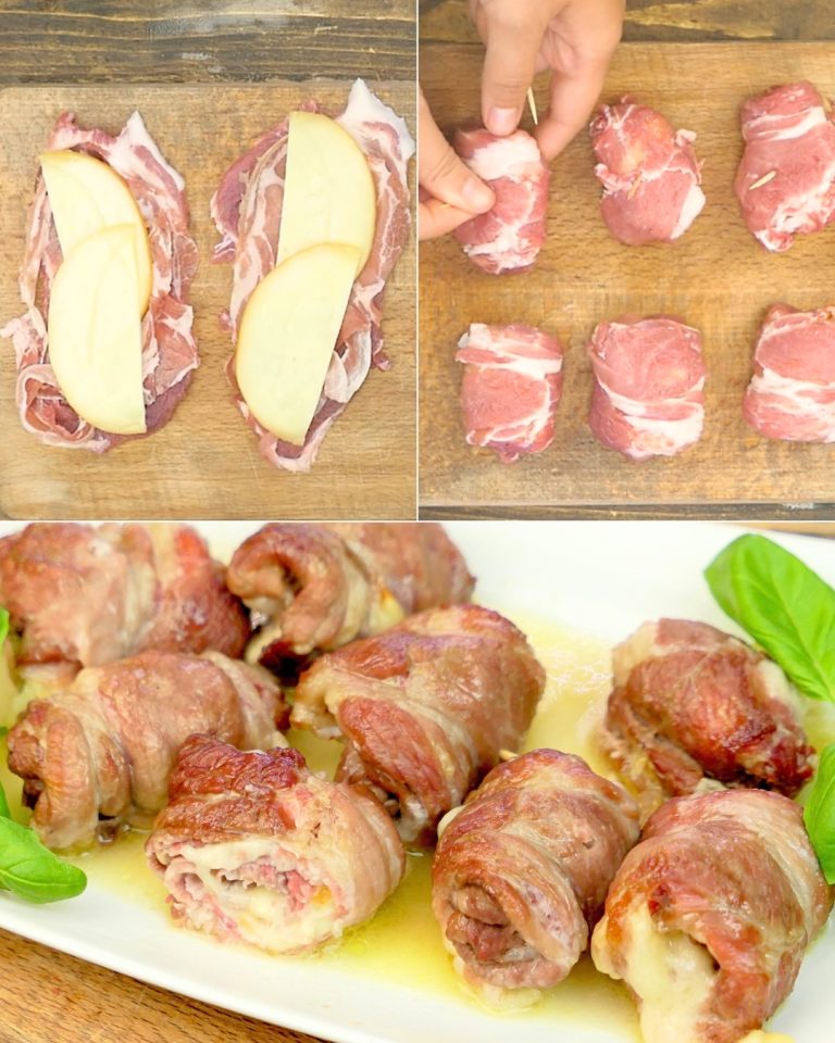 BOMBAS DE PUGLIA: Rodajas de Capocollo Rellenas de Provola y Tocino