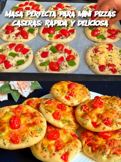 Masa Perfecta para Mini Pizzas Caseras: Rápida y Deliciosa