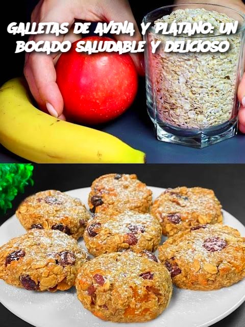 Galletas de avena y plátano: un bocado saludable y delicioso