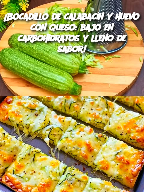 ¡Bocadillo de calabacín y huevo con queso: bajo en carbohidratos y lleno de sabor!