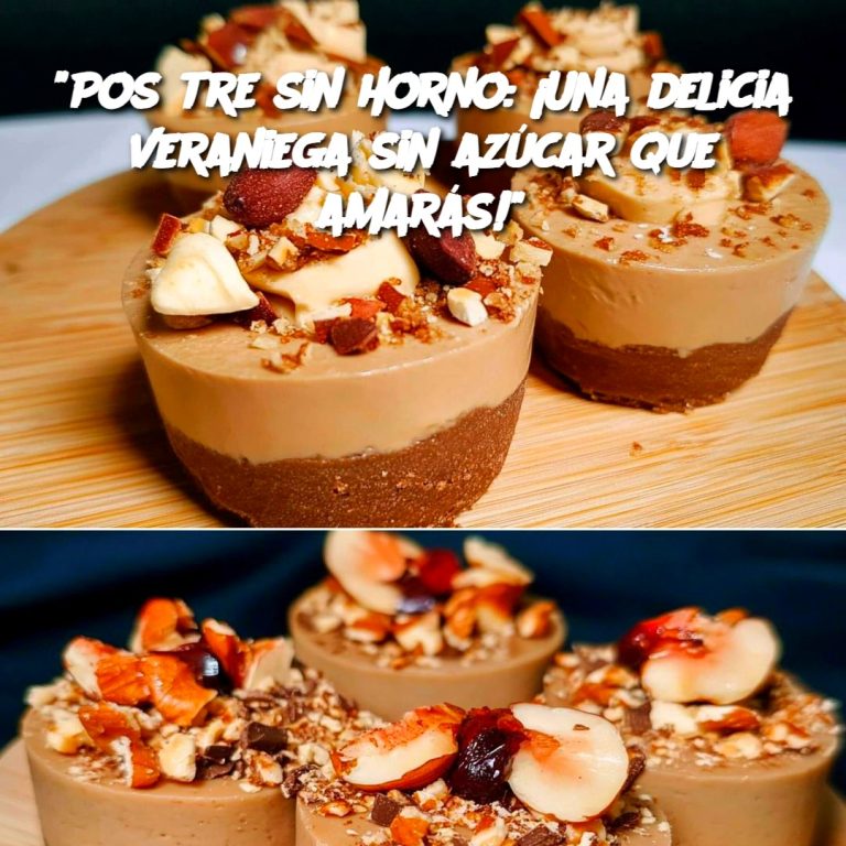 "Postre sin horno: ¡Una delicia veraniega sin azúcar que amarás!"