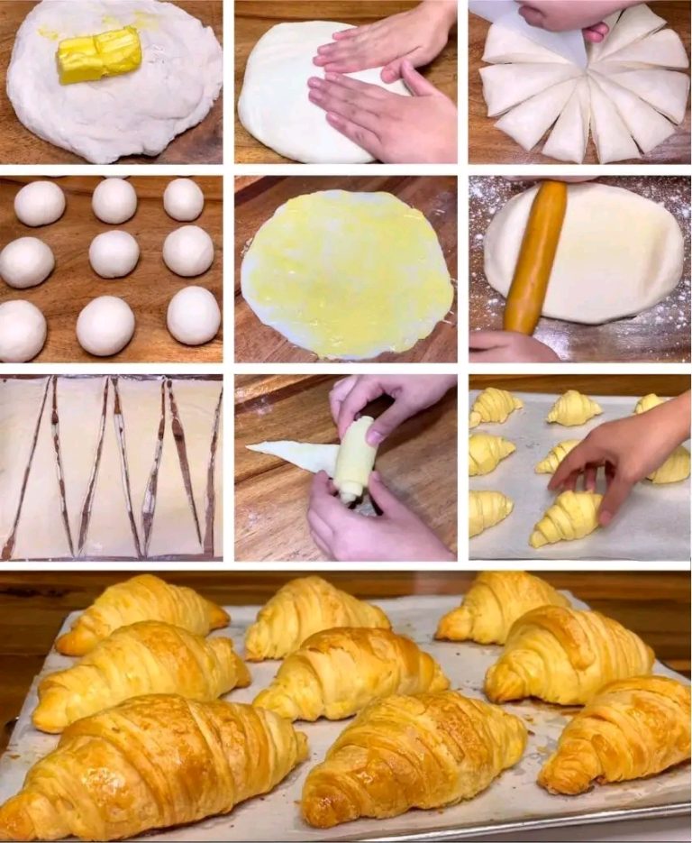 Croissants Caseros Paso a Paso: Receta Fácil para un Desayuno de Lujo