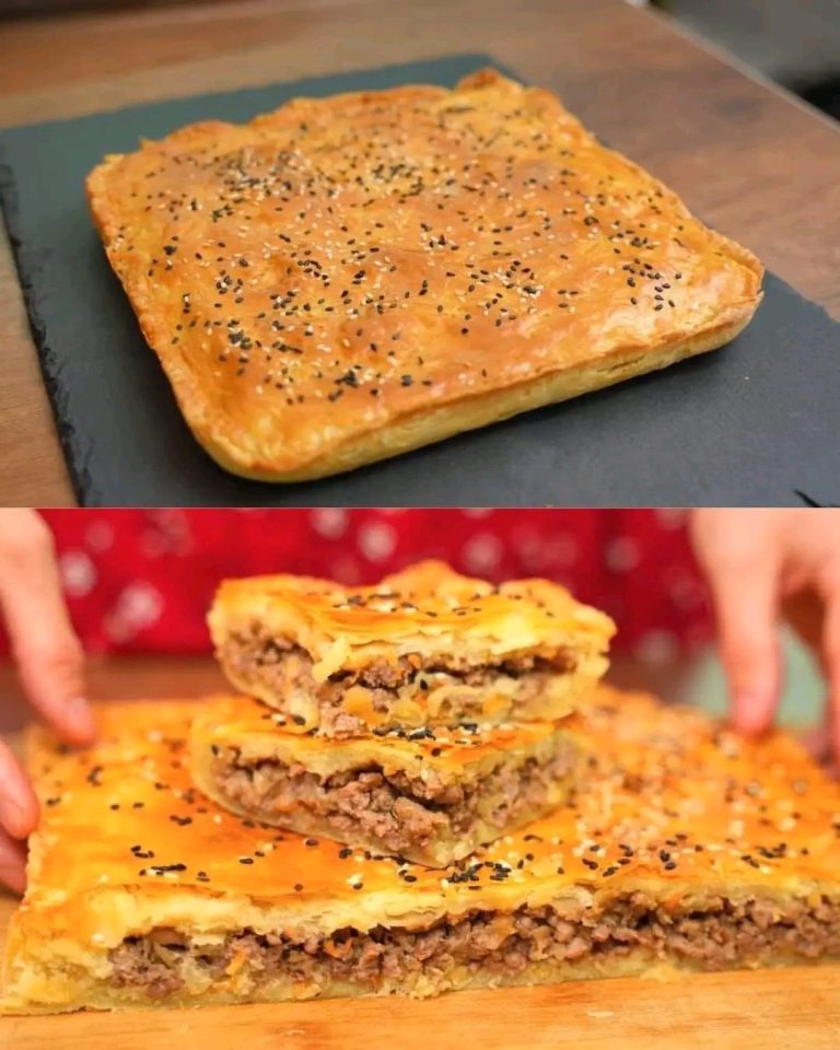 Delicioso Pastel de Carne con Masa de Hojaldre: Una Receta Fácil y Sabrosa