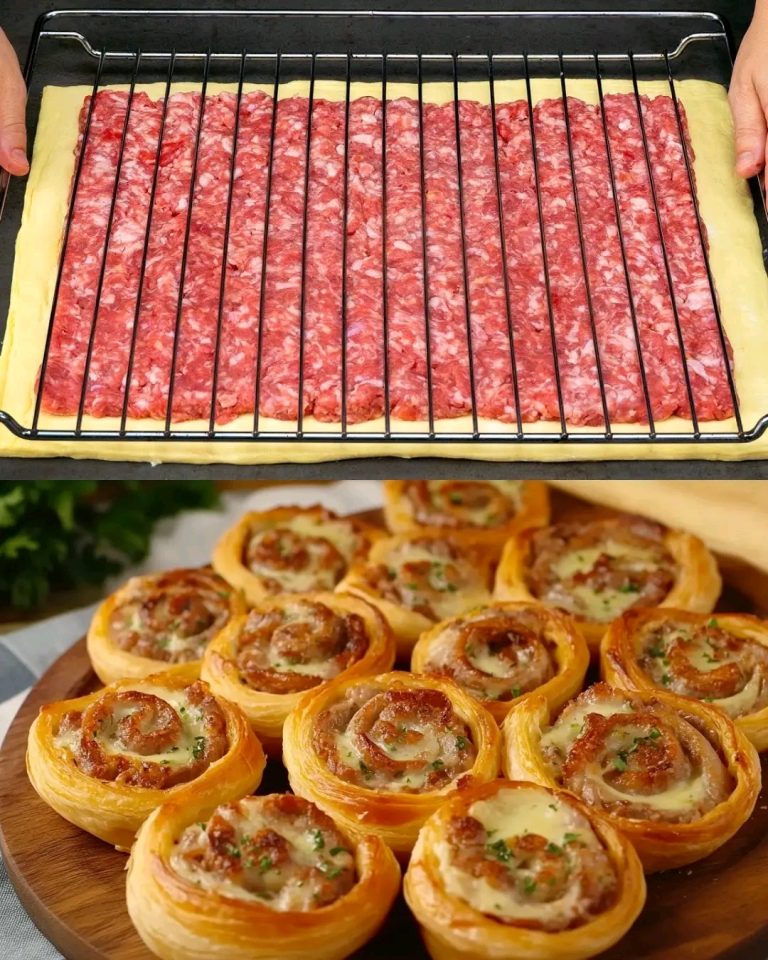 Rollitos de Hojaldre con Jamón y Queso: Sencillez y Sabor en Cada Bocado