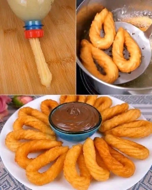 Churros perfectos con una botella: receta fácil y paso a paso