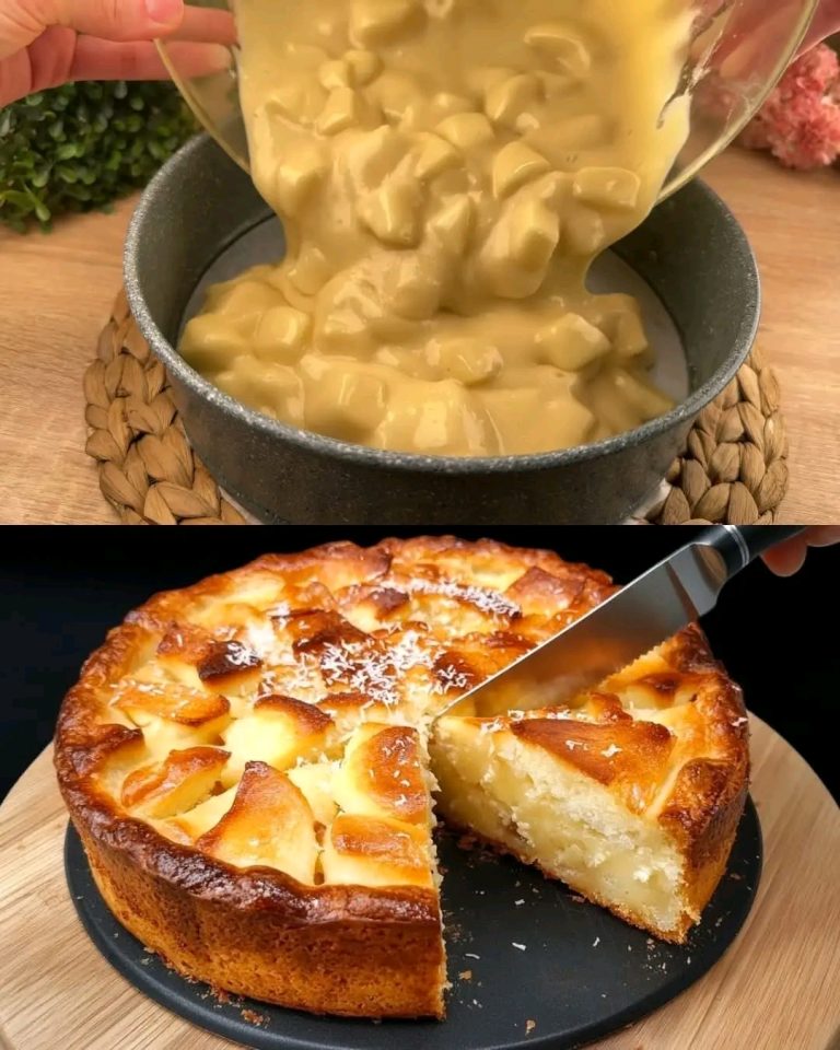 Tarta de Manzana con Toque de Miel y Crujiente de Coco