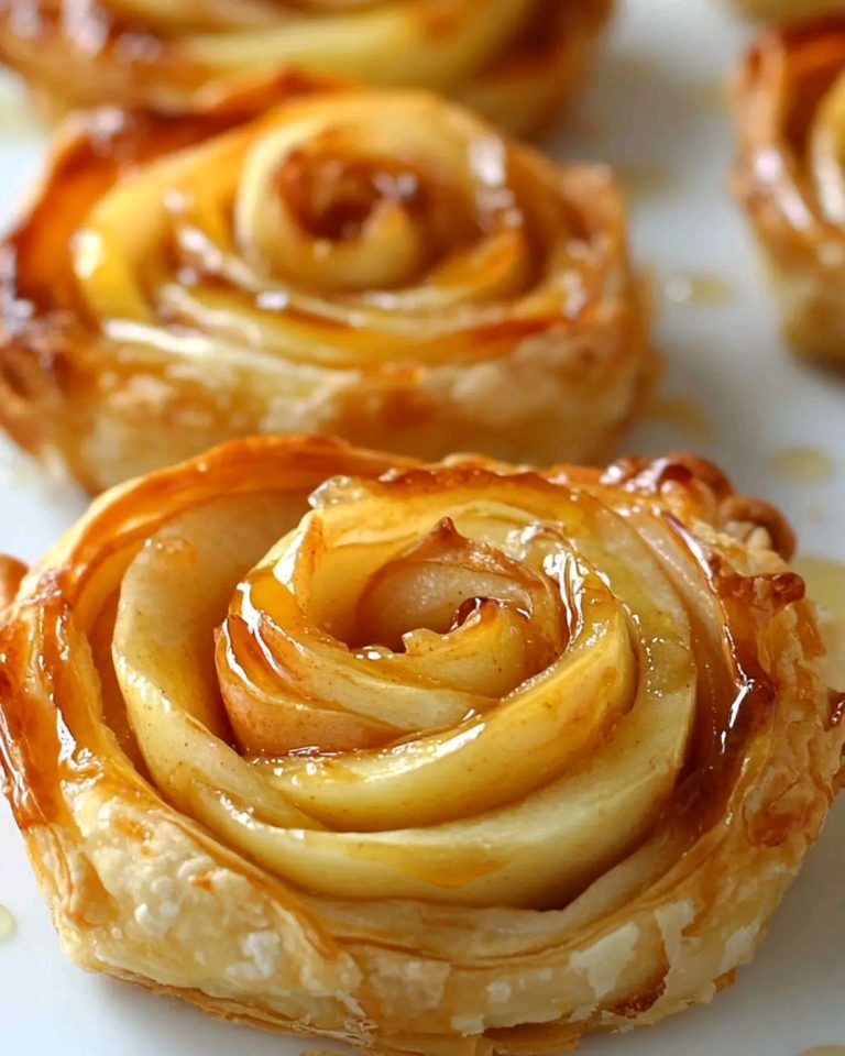 Tartas de Manzana en Forma de Rosa: Dulces y Saludables con un Toque de Miel