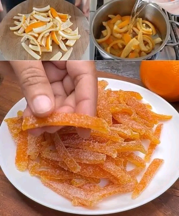 Cáscaras de Naranja Confitadas: Un Dulce Artesanal que Te Sorprenderá