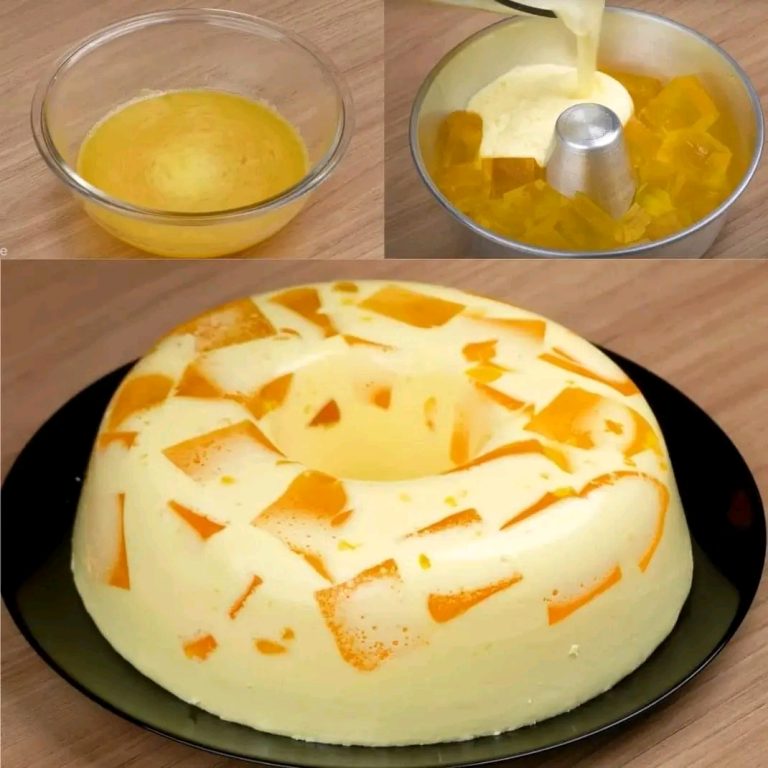 Gelatina de Piña con Leche Condensada: Un Postre Cremoso y Refrescante