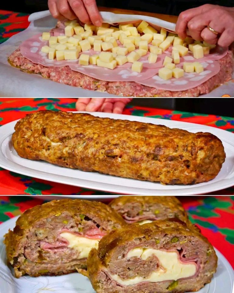 Rollo de Carne Relleno de Jamón y Queso: Una Delicia para Sorprender