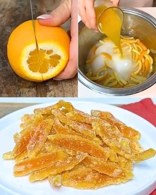 Cáscaras de Naranja Confitadas: Un Dulce Casero Irresistible