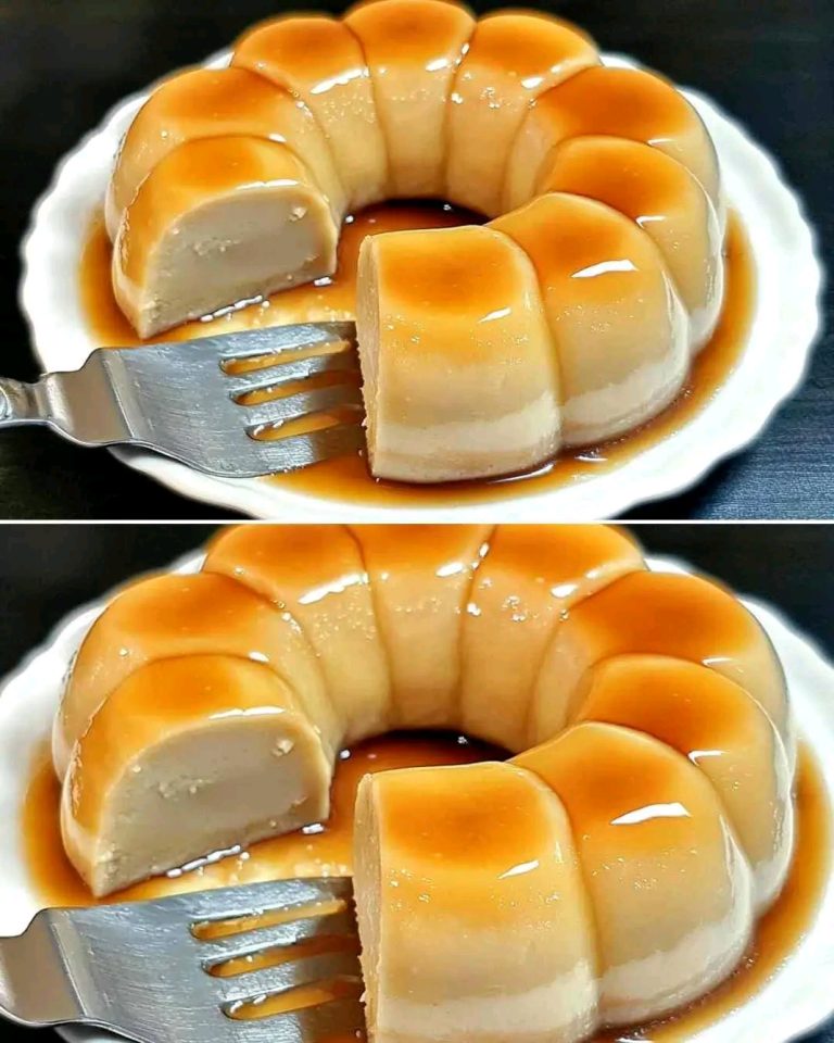 Delicioso postre de plátano y leche sin horno