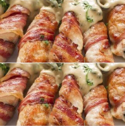 Palitos de Pollo con Bacon: La Combinación Perfecta para Sorprende