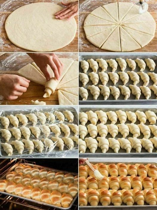 Croissants Caseros Suaves y Aromáticos: Como los de una Panadería Francesa