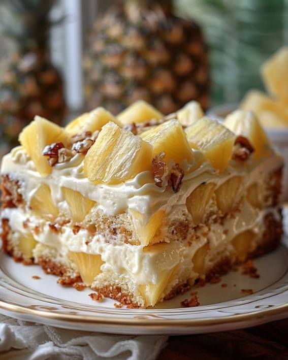 Pastel de Piña Sureña: Un Exquisito Toque Tropical