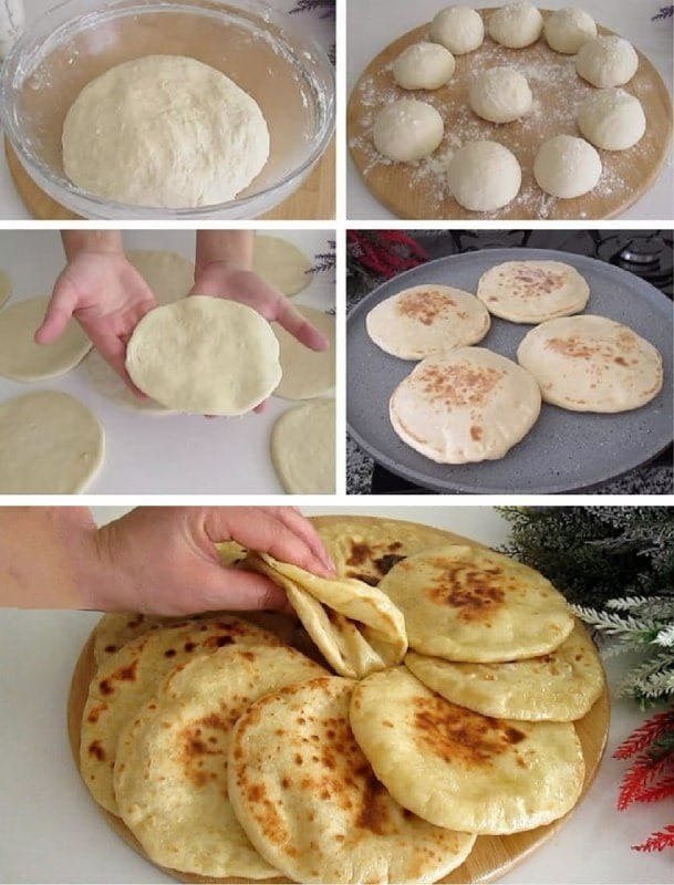 Pan de Pita Casero: ¡El Secreto de un Pan Suave y Delicioso! 🫓✨😍